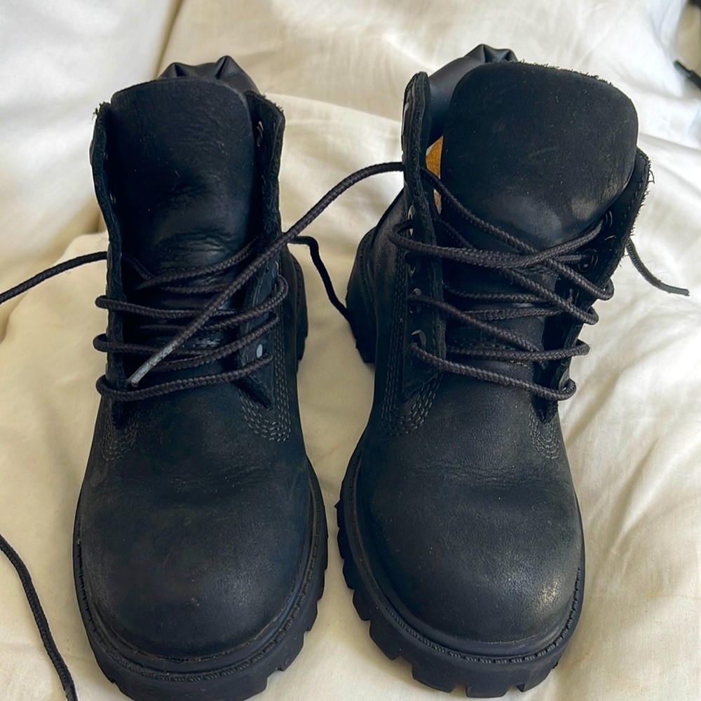 Black Timberland Boots - Toddler